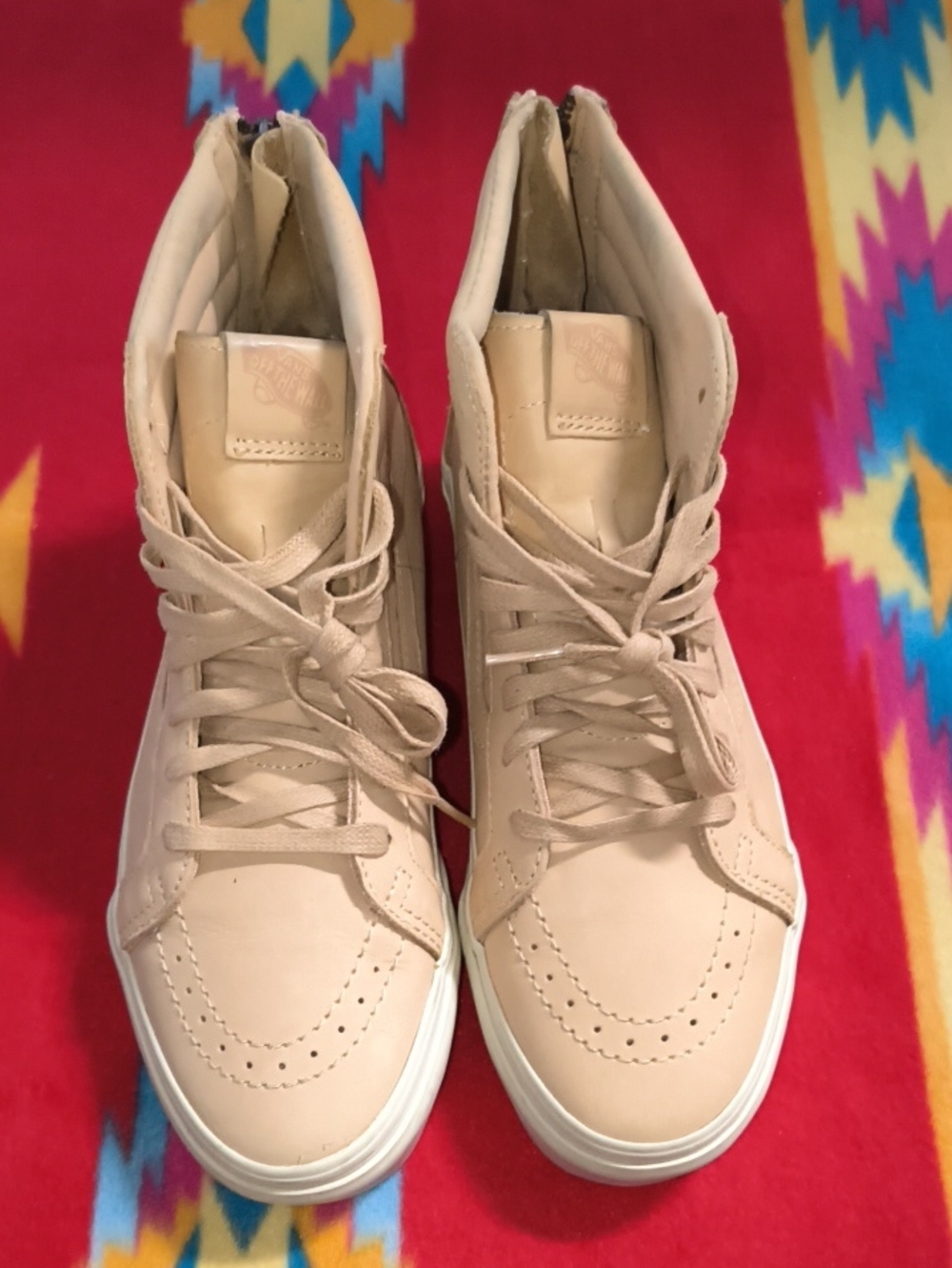 Vans Hi Sk8 Veggie Tan Natural Hi-Top Skateboard Sneakers Women’s 8.5 Mens 7.0